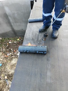 Torch on waterproofing