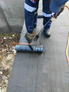 Torch on waterproofing