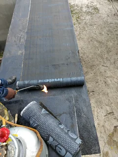 Torch on waterproofing