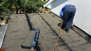 Torch on waterproofing