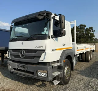 2015 Mercedes Axor 2628 6x4 Double Diff Rigid with 8.5m Dropside Body