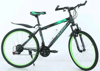 Brand New 26&#34; Arrow Mountain Bike Black (front Shocks/shimano)