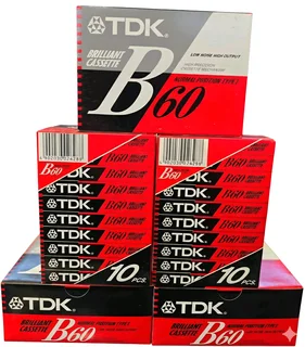 Brand New Tdk Cassettes (10 Pack)