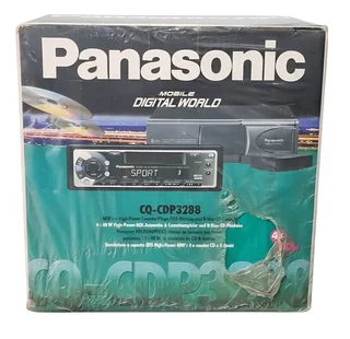 Brand New Panasonic Car Radio Cassette/8 Disc Cd Shuttle Combo