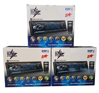 Brand New Ice Power Media Player Usb/sd/bluetooth (clip Off Face)