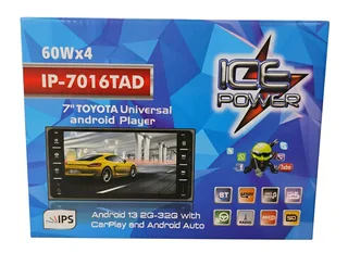 Brand New Ice Power Toyota Universal Double Din Multimedia Android Auto/apple Carplay