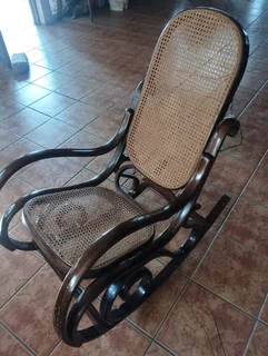 Antique bentwood rocking chair