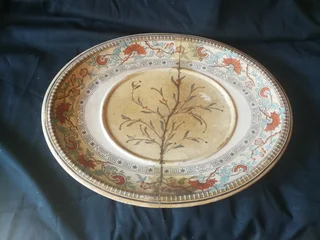 Antique Satsuma platter