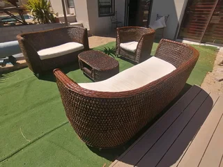 Rattan patio set