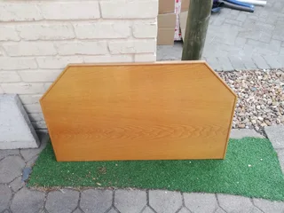 Single bed wood headboard