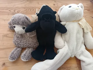 Kids teddy bean bag warmer