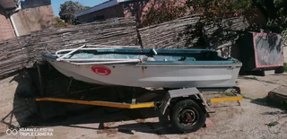 Boat and trailer