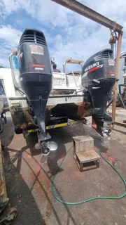 2 x Suzuki Outboard Boat Engines for Sale