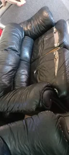 Leather couches