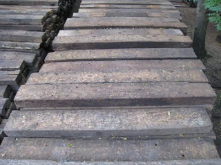 Wooden Railway Sleepers