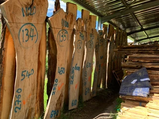 wood slabs or planks. Based on Beyers Naude drive