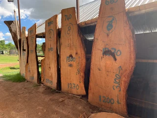 wood slabs or planks. Based on Beyers Naude drive