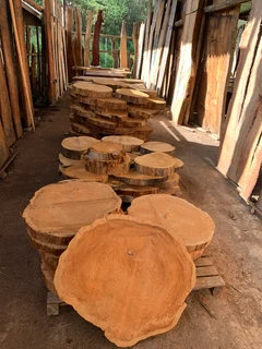 wood slabs or planks. Based on Beyers Naude drive