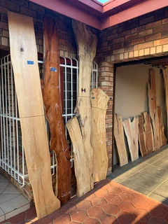 Timber slabs or wood planksfor sale in Moreletapark . Welcome to come and view.