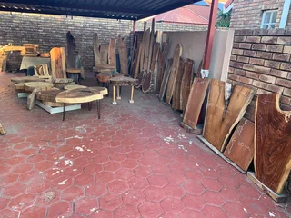 Timber slabs or wood planksfor sale in Moreletapark . Welcome to come and view.