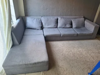 L-shaped couch