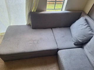 L-shaped couch