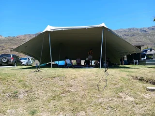 Stretchi stretch tent 6m x 9m double thick fully water proof