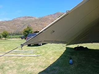 Stretchi stretch tent 6m x 9m double thick fully water proof