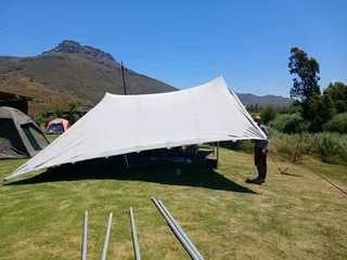 Stretchi stretch tent 6m x 9m double thick fully water proof