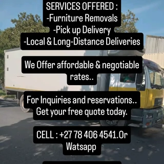 Removals trucks for Hire