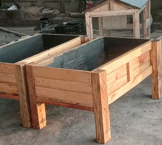 Planterboxes,  steady and neat