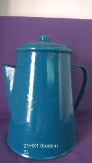 Blue Enamel ketel