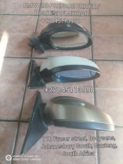 Bmw E90 preface driver / right side mirrors &#43;27845113998