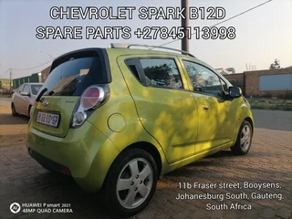 Stripping Chevrolet spark 1.2L B12D petrol Engine, Manual Gearbox for spare parts.