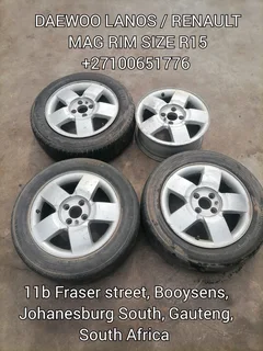 Daewoo Lanos / Renault Mag Rim Size R15