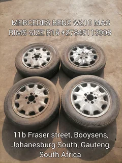 Mercedes Benz W210 Mag Rims Size R16