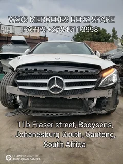 Stripping Mercedes W205 For Spare Parts