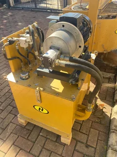 Pre owned Hydraform M7S2E Blockmaking machine and 200 liter Pan mixer