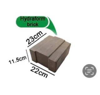 Pre owned Hydraform M7S2E Blockmaking machine and 200 liter Pan mixer