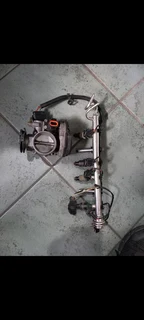 Vw mp9 throttle  body,fuel rail,injectors