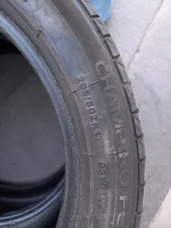 Two 205/50/17&#34; tyres
