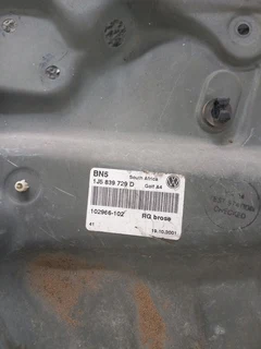 Vw  golf ,jetta mk4 rear door  window regulators manual