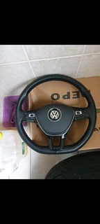 Vw  polo mutifunction steering wheel with airbag