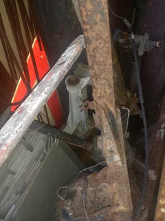 Citi golf  mk1 rear axle  with brake drums