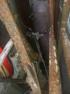 Citi golf  mk1 rear axle  with brake drums