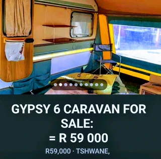 Gypsy 6 Caravan For Sale:= R 59 000