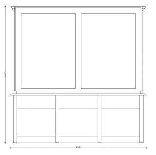 Block and Chisel Welsh Dresser