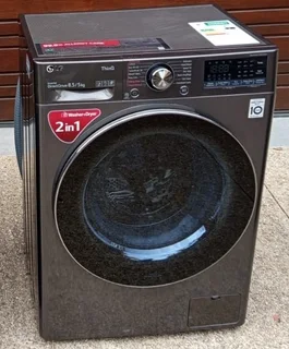 Brand New - Lg 8.5/5kg Black Steel Vivace Washer Dryer Combo – F2v9gcp2e