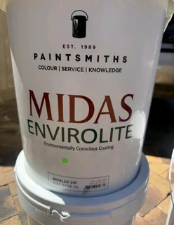 Midas Envirolate Acrylic White Paint
