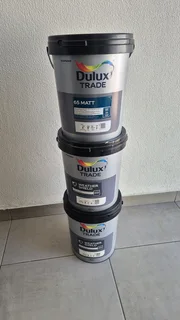 Dulux Trade Weather Shield and 65 Matt White Paint